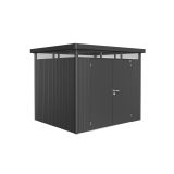 KOVINSKA VRTNA HIŠKA BIOHORT 275X235 CM HIGHLINE H3 DVOJNA VRATA