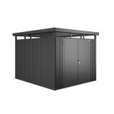 KOVINSKA VRTNA HIŠKA BIOHORT 275X315 CM HIGHLINE H5 DVOJNA VRATA