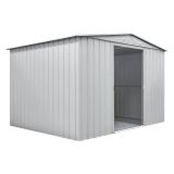 KOVINSKA VRTNA HIŠKA GLOBEL DREAM 108 SREBRNA Š296 X G238 X V203 CM