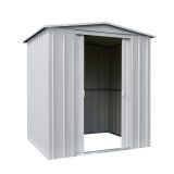 KOVINSKA VRTNA HIŠKA GLOBEL DREAM 65 SREBRNA Š172 X G144 X V193.5 CM