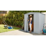 KOVINSKA VRTNA HIŠKA GLOBEL DREAM 65 SREBRNA Š172 X G144 X V193.5 CM