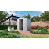 KOVINSKA VRTNA HIŠKA GLOBEL DREAM 65 SREBRNA Š172 X G144 X V193.5 CM