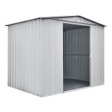 KOVINSKA VRTNA HIŠKA GLOBEL DREAM 86 SREBRNA Š234 X G175 X V198 CM