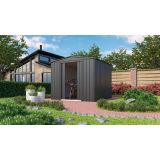 KOVINSKA VRTNA HIŠKA GLOBEL DREAM 88 ANTRACIT Š234 X G238 X V198 CM