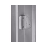 KOVINSKA VRTNA HIŠKA GLOBEL DREAM 88 SREBRNA Š234 X G238 X V198 CM