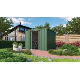 KOVINSKA VRTNA HIŠKA GLOBEL DREAM 88 ZELENA Š234 X G238 X V198 CM