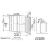 KOVINSKA VRTNA HIŠKA GLOBEL EASY ZA 2-3 SMETNJAKE Š171 X G96 X V131.5 CM