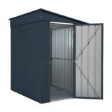 KOVINSKA VRTNA HIŠKA GLOBEL LEANTO 56 ANTRACIT Š145 X G172 X V204 CM