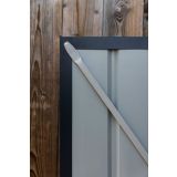 KOVINSKA VRTNA HIŠKA GLOBEL LEANTO 56 ANTRACIT Š145 X G172 X V204 CM