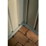 KOVINSKA VRTNA HIŠKA GLOBEL LEANTO 56 ANTRACIT Š145 X G172 X V204 CM