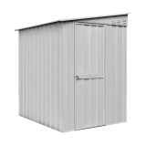 KOVINSKA VRTNA HIŠKA GLOBEL LEANTO 56 SREBRNA Š145 X G172 X V204 CM