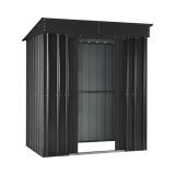 KOVINSKA VRTNA HIŠKA GLOBEL SKILLION 64 ANTRACIT Š172 X G113 X V199 CM