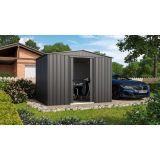 KOVINSKA VRTNA HIŠKA GLOBEL TOWER 108 ANTRACIT Š296 X G238 X V203 CM