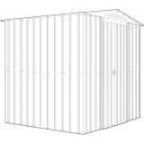 KOVINSKA VRTNA HIŠKA GLOBEL TOWER 86 ZELENA Š234 X G175 X V220 CM