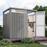 KOVINSKA VRTNA HIŠKA KARIBU OSTEN 1.5 ALUMINUM 220X160X215