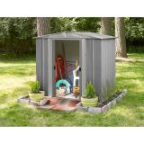 KOVINSKA VRTNA HIŠKA PERGART DÜSSELDORF EN65G GRAFIT Š194 X D151 X V172 CM