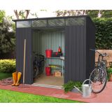 KOVINSKA VRTNA HIŠKA PERGART LUEBECK 86 ANTRACIT Š238 X G194 X V203