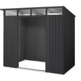 KOVINSKA VRTNA HIŠKA PERGART LUEBECK 86 ANTRACIT Š238 X G194 X V203