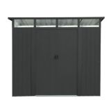 KOVINSKA VRTNA HIŠKA PERGART LÜBECK 89 ANTRACIT MAT S224 X G267 X V203 CM