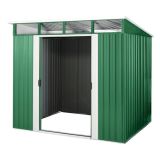 KOVINSKA VRTNA HIŠKA PERGART LÜBECK 89 ZELENA S224 X G267 X V203 CM