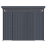 KOVINSKA VRTNA HIŠKA VITAVIA RHEINFELDEN 108 187X276X233 MAT ANTRACIT