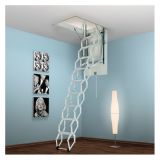 KOVINSKE PODSTREŠNE STOPNICE LOŽ METALPRES HARMOLUX 60X100/270 CM BELE