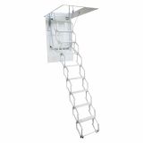 KOVINSKE PODSTREŠNE STOPNICE LOŽ METALPRES HARMOLUX 80X120/270 CM BELE