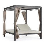 KOVINSKI LEŽALNIK BIZZOTTO DREAM CHARCOAL DAYBED ANTRACIT