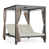 KOVINSKI LEŽALNIK BIZZOTTO DREAM CHARCOAL DAYBED ANTRACIT
