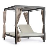 KOVINSKI LEŽALNIK BIZZOTTO DREAM CHARCOAL DAYBED ANTRACIT