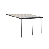 NADSTREŠEK ZA TERASO PALRAM FERIA PATIO COVER 3X4.25 SIVA/TRANSPARENT
