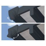 NADSTREŠEK ZA TERASO PALRAM FERIA PATIO COVER 3X4.25 SIVA/TRANSPARENT