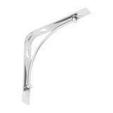 KOVINSKI NOSILEC POLICE DOMAX 150X150 MM, KROM BOW150