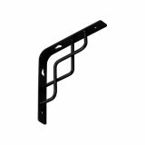 KOVINSKI NOSILEC POLICE DOMAX 200X200 MM, ČRN MAT