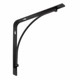 KOVINSKI NOSILEC POLICE DOMAX 200X200 MM, ČRN MAT BOW200