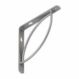 KOVINSKI NOSILEC POLICE DOMAX 200X200 MM, SREBRN MAT