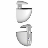 KOVINSKI NOSILEC POLICE WALTECO CLIP MINI, 4-22 MM BEL PAR=2 KOS