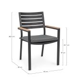 KOVINSKI STOL BIZZOTTO BELMAR