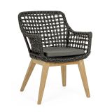 KOVINSKI STOL BIZZOTTO HOMEMOTION MADISON, ČRN