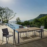 KOVINSKI STOL BIZZOTTO KUBIK CHARCOAL SJ61