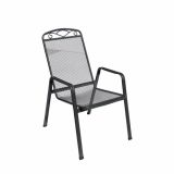 KOVINSKI STOL MFG FREIZEITMÖBEL ZINGST NAKLADALEN, ANTRACIT