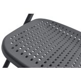 KOVINSKI STOL ZOWN BIG ALEX ČRN