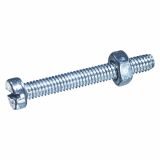 KOVINSKI VIJAK DIN84 M-6X20 ZN KOV.VIJ. DIN 84 Z MATICO ZAV=9KOS