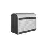 KOVINSKI ZABOJ BIOHORT 163X78X120 CM STOREMAX 160 SIVA IN TEMNO SIVA METALIKA