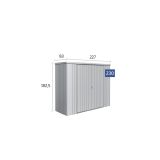 KOVINSKI ZABOJ BIOHORT 227X83X182.5 CM V230 ZA ORODJE