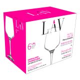 KOZAREC ZA VINO LAV 295 ML LAL 6/1