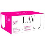 KOZAREC ZA VODO/SOK LAV 475 ML GAIA 6/1