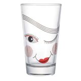 KOZAREC ZA VODO/SOK STEKLARNA HRASTNIK 36 CL FRIENDS HAPPY Z DEKORJEM