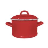 LONEC / KOZICA ENAMELIE KOZICA 0.6 L 12 CM FREJA S POKROVOM