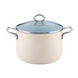 LONEC / KOZICA RIESS KOZICA 6.5 L 24CM VISOKA S STEKL. POKROVOM AVORIO